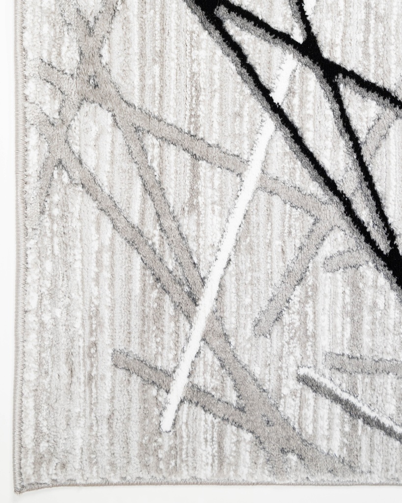 SESIA R1001 GRIS GRIS NEGRO 160x230cm TAPETE - LN