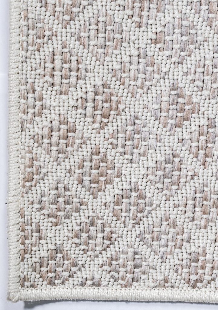 NUBIA E1005 BEIGE/ CAFÉ 200*290 TAPETE PARA EXTERIOR - LN