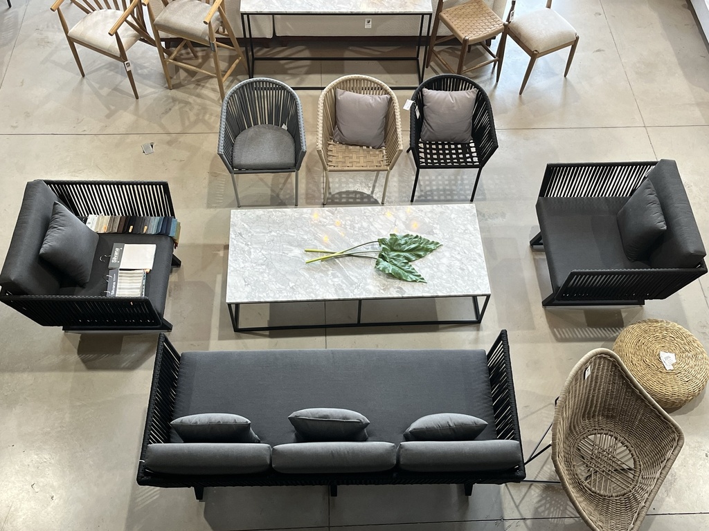 SAN BLAS SILLON TEJIDO PARA TERRAZA CON COJINERIA MYKONOS - X 2023