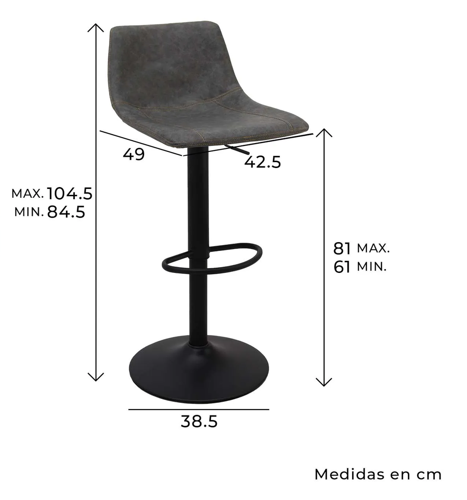 ZURI BANCO ALTURA AJUSTABLE - JM26