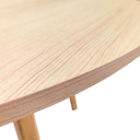 CONTEMPO MESA DE COMEDOR CIRCULAR 100 NOGAL - JM26