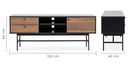 PIAMONTE MUEBLE TV CREDENZA - JM26