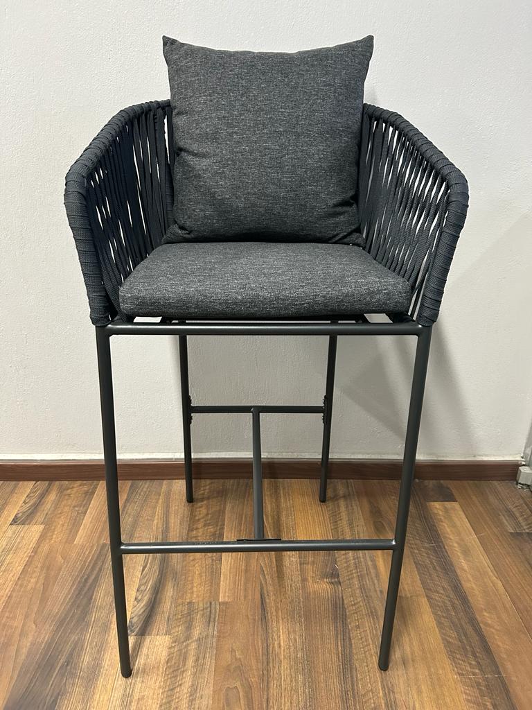 HAWAII BANCO PARA EXTERIOR CON COJINERIA GRIS - M25