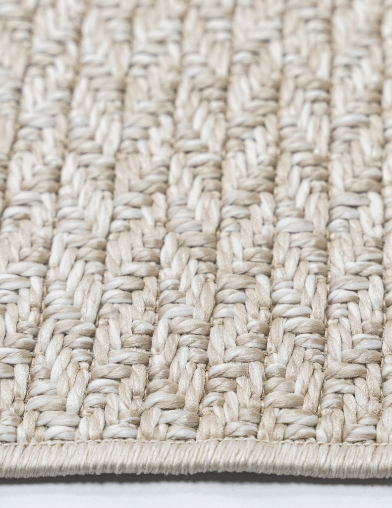 MANYAS R3009 BEIGE BEIGE 160*230 TAPETE PARA EXTERIOR - LN26