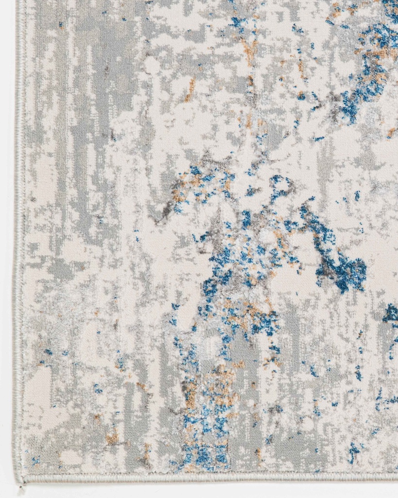 ADARA T2255 CREMA AZUL 160*230 ALFOMBRA TAPETE - LN 