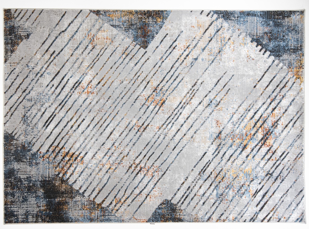 ADARA T2256 GRIS CREMA ORO 240*340 ALFOMBRA TAPETE - LN 