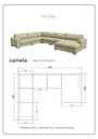 CAMELIA SALA EN HERRADURA TELA DE EXTERIOR - EC25 *disponible en tienda