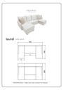 LAUREL SOFA CAMA EXTRA GRANDE - EC25