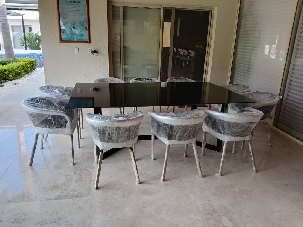 PIEDRA RECTANGULAR 135x270cm MESA DE COMEDOR - MG25