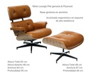 XRAY SILLON LOUNGE REPLICA METZ PIEL - MO26 *quedan pocos