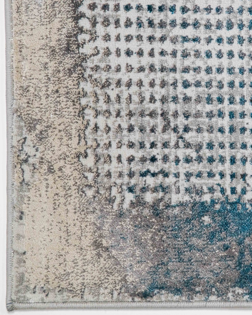 AMINA T5141 GRIS GRIS AZUL 300*400 TAPETE - LN * 