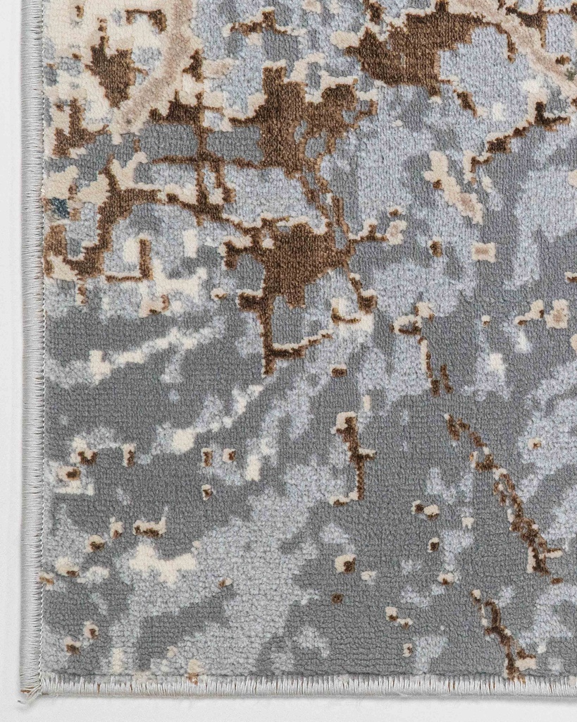 BESNI T4033 GRIS ORO PLATA 160*230 TAPETE - LN 