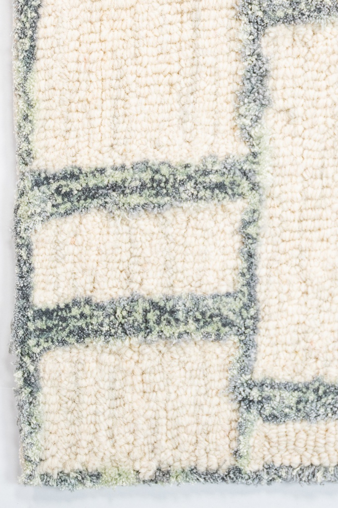 VANI D2037 CREMA VERDE 160*230 TAPETE - LN