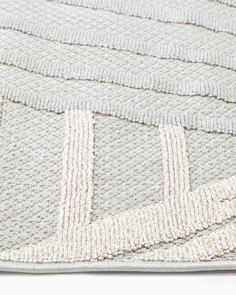 FORZA T2370 CREMA GRIS 60x90cm TAPETE PARA EXTERIOR - LN