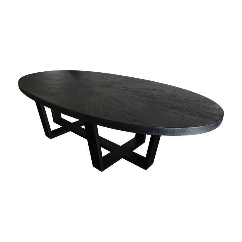 CARBON MESA COMEDOR OVALADA ELIPSE - P25