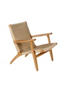 CH25 SILLON WEGNER TEJIDO REPLICA VENECIA - MO26 *pieza unica