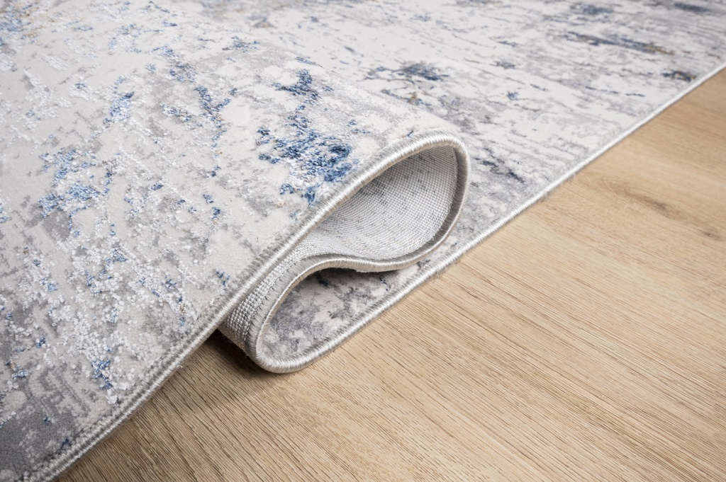 ADARA T2255 CREMA AZUL 300*400 TAPETE - LN26  - Quedan pocos
