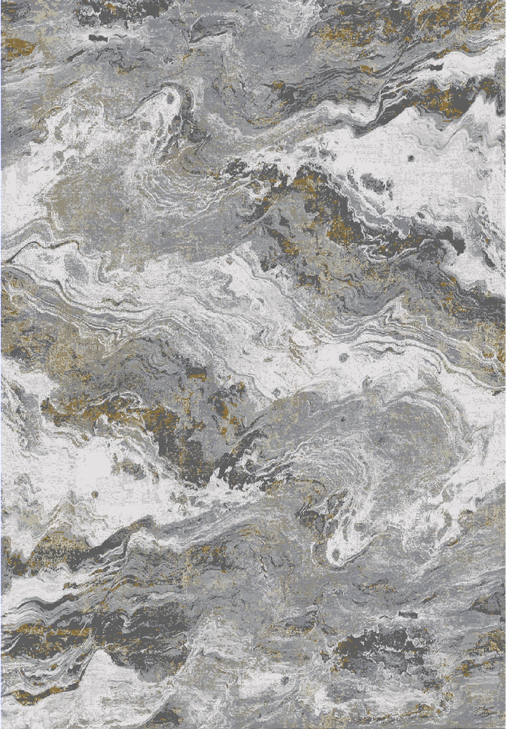 HADIM T2095 CREMA GRIS ORO 60*90 TAPETE - LN26 
