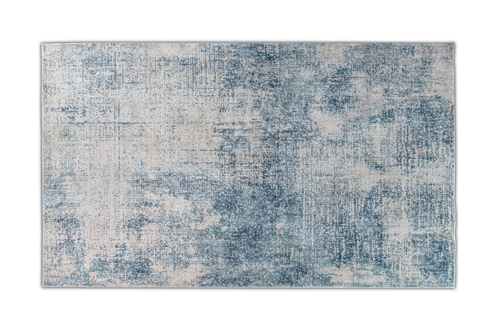KEMER T2033 CREMA/AZUL 160*230 TAPETE - LN26