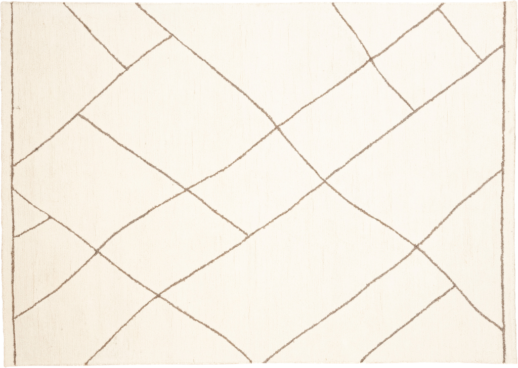MYRA D2025 BEIGE TABACO 160*230 TAPETE PARA EXTERIOR - LN26 