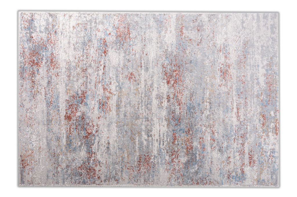 NIDA U2030 AZUL CREMA SALMON 200*290 TAPETE - LN26 - Quedan pocos