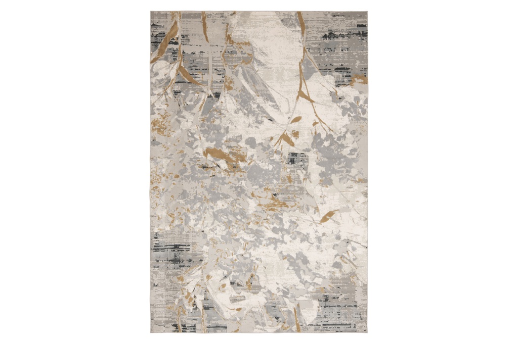 RENNES U2045 GRIS CREMA ORO 240*330 TAPETE - LN26  *  - consultar disponibilidad quedan pocos