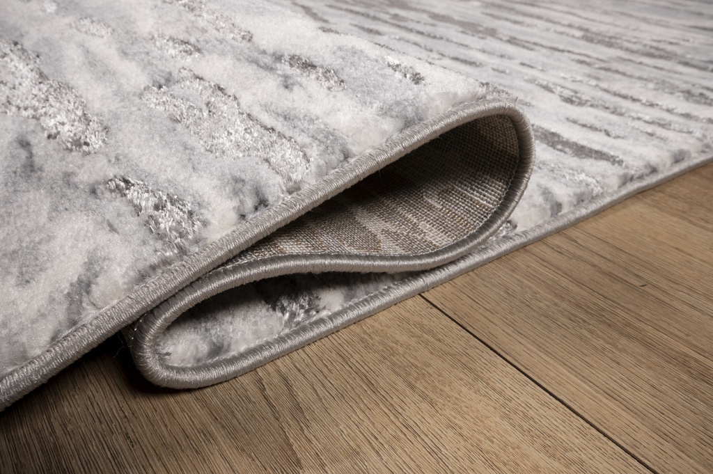 SAMIRA U5002 GRIS PLATA 200*290 TAPETE - LN25   *  - consultar disponibilidad quedan pocos