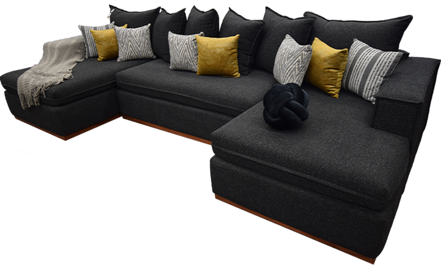 DAHLIA SALA EN HERRADURA zoclo de parota- EC25