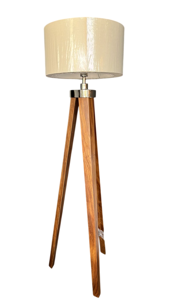 REX LAMPARA PAROTA DE PISO LATON NIQUELADO - RR