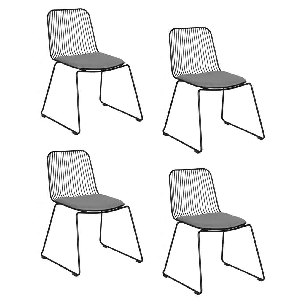 IRON set 4 SILLAS PARA EXTERIOR 100% - MO26 *Exhibicion