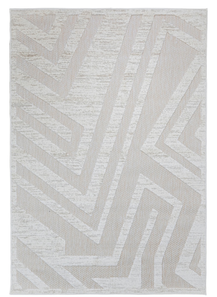 BELINA U6056 BEIGE MARFIL 200*290 TAPETE PARA EXTERIOR - LN26