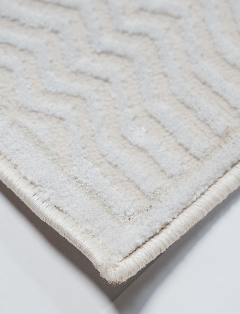 LAILA T5157 CREMA CREMA 60*90 TAPETE - LN25