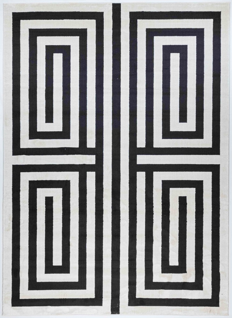 OPTIKA T9043 CREMA NEGRO 160*230 TAPETE - LN25  - consultar disponibilidad quedan pocos