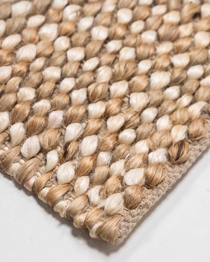 SATARA N8025 MARFIL JUTE 160*230 TAPETE - LN26