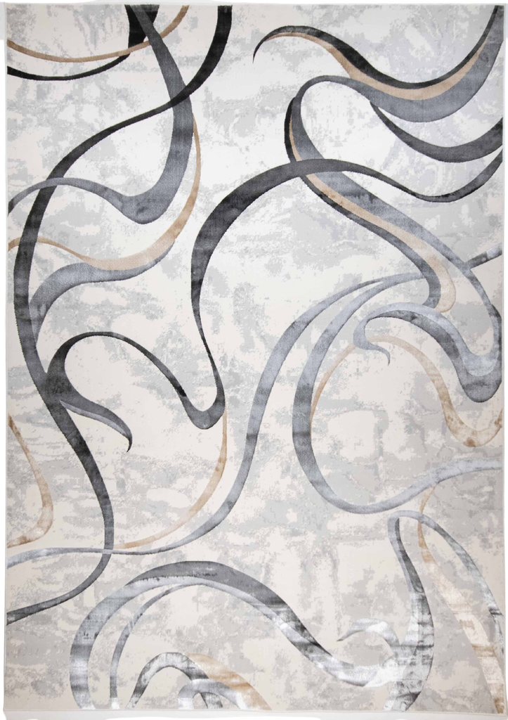 FATIMA T2322 GRIS CREMA 60x90cm TAPETE - LN26