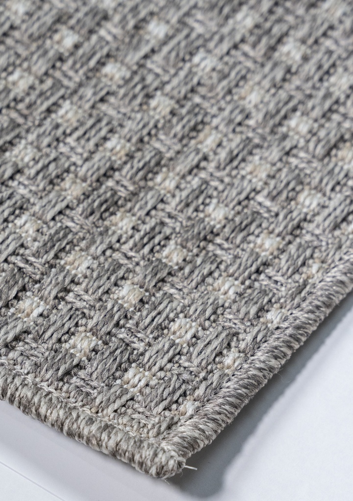 ISIS E1002 CAFÉ/ BEIGE 200 DIA TAPETE PARA EXTERIOR - LN26