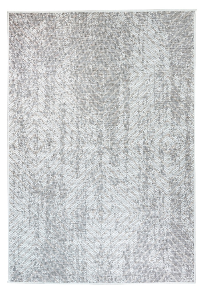 NUBIA E1007 BEIGE/ CAFÉ 60x90cm TAPETE PARA EXTERIOR - LN26