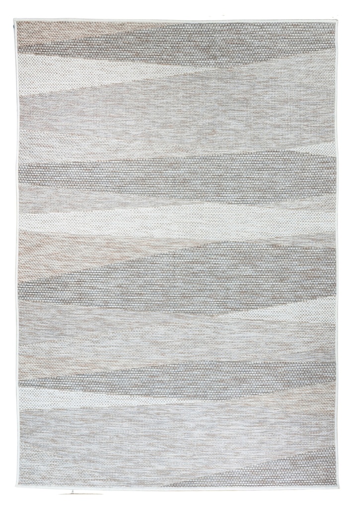 NUBIA E1009 BEIGE/ CAFÉ 160*230 TAPETE PARA EXTERIOR - LN26