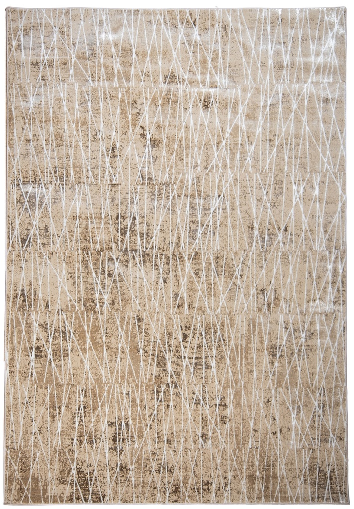 RIENZ U7029 BEIGE PLATA 60x90cm TAPETE - LN26
