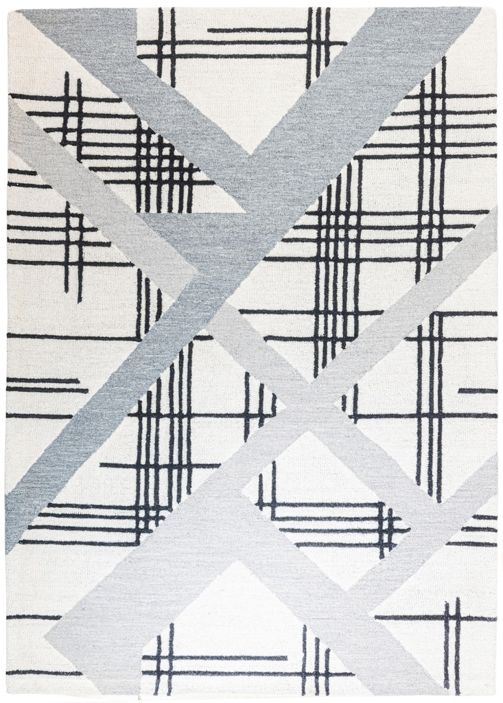 SACHIN N2007 GRIS GRIS 200*290 TAPETE - LN26  