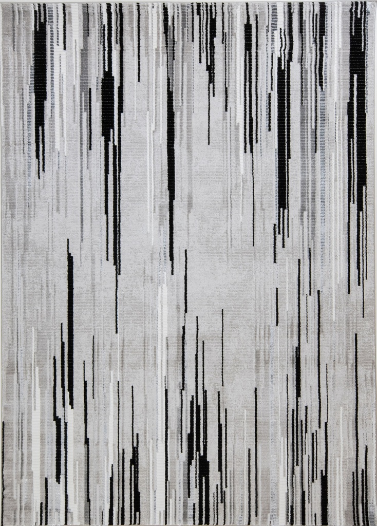 SESIA R1005 GRIS GRIS NEGRO 160x230cm TAPETE - LN26