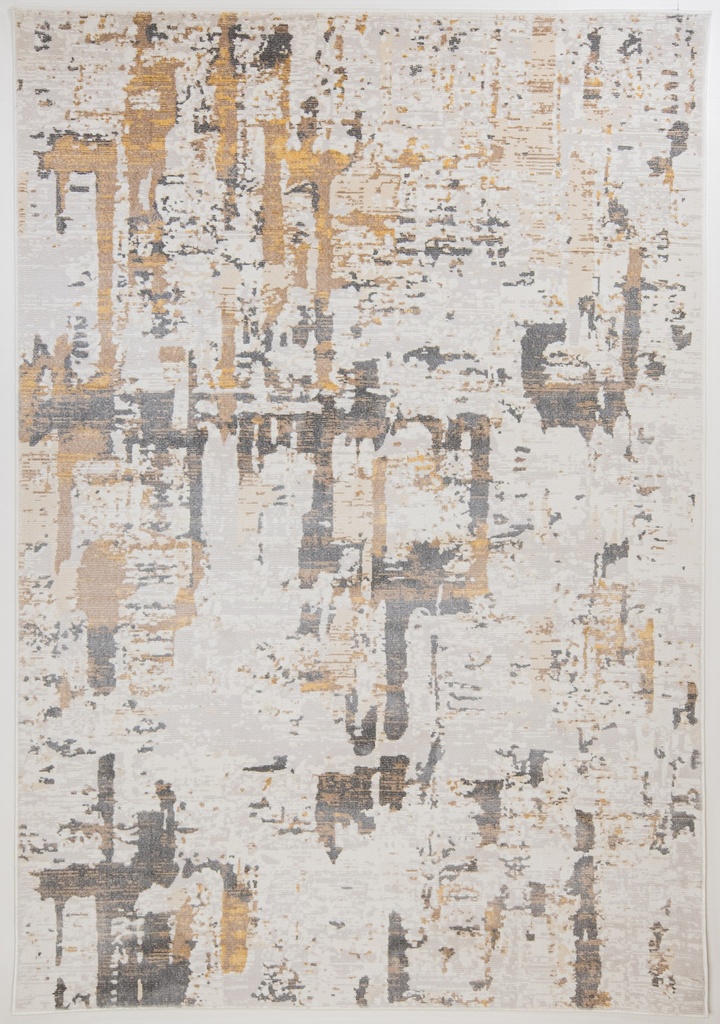 VELEKA U6038 CREMA ORO GRIS 60x90cm TAPETE - LN26