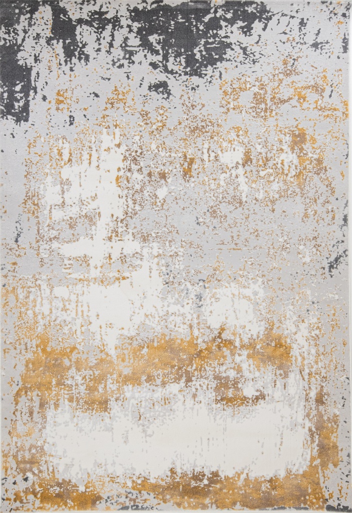 VELEKA U6041 CREMA ORO GRIS 160x230cm TAPETE - LN26
