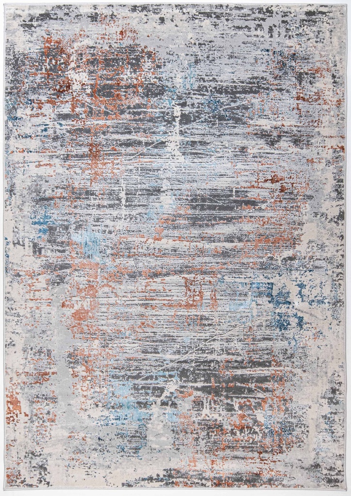 YEMINA T4039 GRIS OCRE 240 DIA TAPETE - LN26 