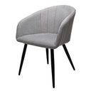 BURGOS set 2 SILLAS GRIS PLATA - JM26.