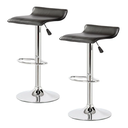 SONI SET 2 BANCOS NEGROS ALTURA AJUSTABLE - JM26