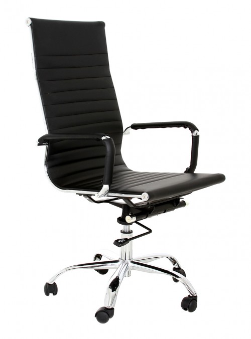 CADIZ ECO SILLA OFICINA RESPALDO ALTO NEGRO - MO26