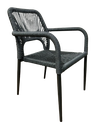 ALOHA SILLA PARA EXTERIOR APILABLE gris - MO26