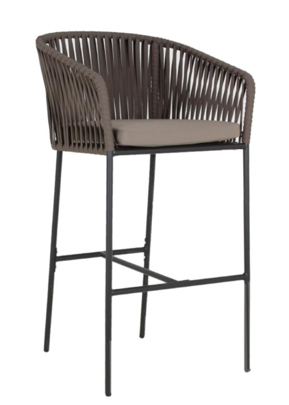 HAWAII BANCO COUNTER PARA EXTERIOR CON 1 COJIN DE ASIENTO beige - MO26