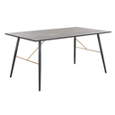 LUX MESA DE COMEDOR RECTANGULAR 160x90 NEGRO - JM26